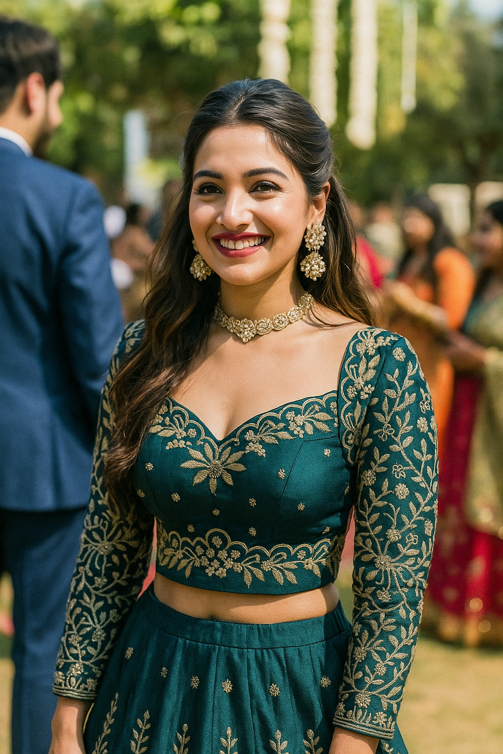 Pure Vichitra Silk Heavy Zari Embroidery Blouse