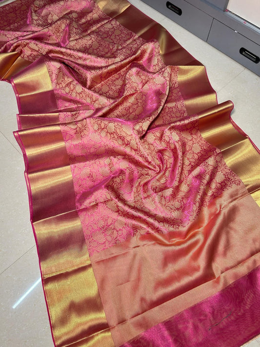 Kanchipuram tissue Saree