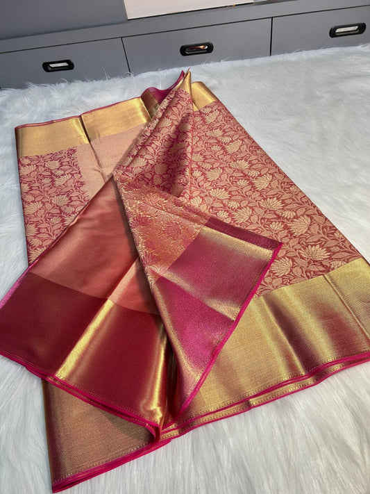 Kanchipuram tissue Saree