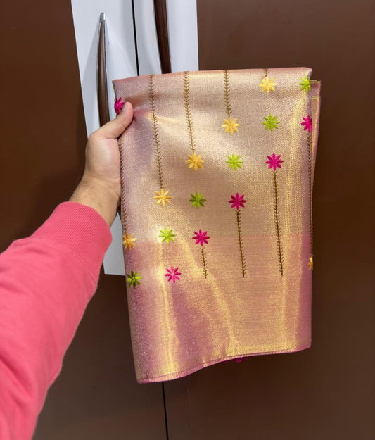 Banarasi tissue soft silk saree