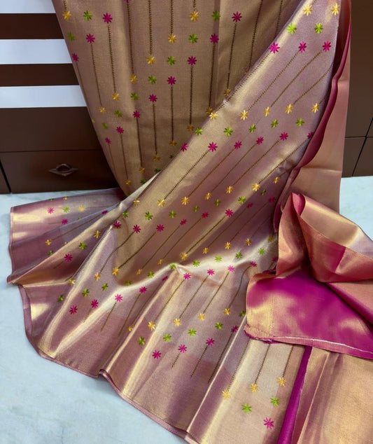 Banarasi tissue soft silk saree