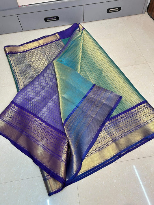 Party Wear Semi Kanchivaram Silk Saree