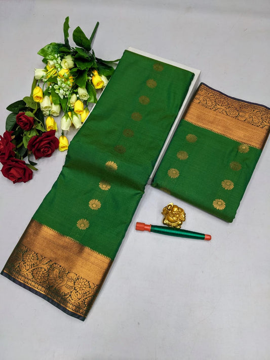 Samuthrika Kanchipuram Soft Silk Saree