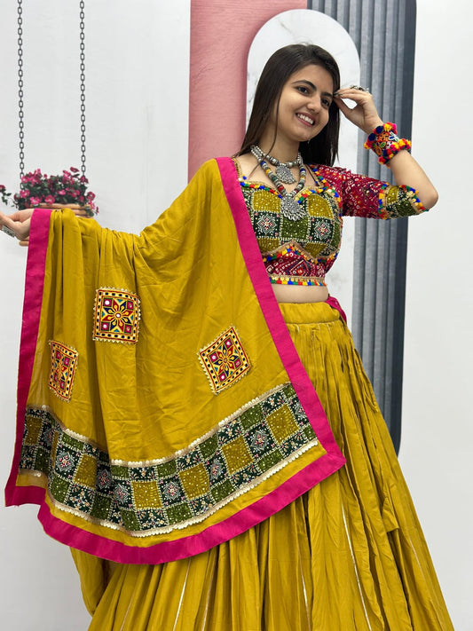 Navratri Special Pure Cotton Lehenga Choli