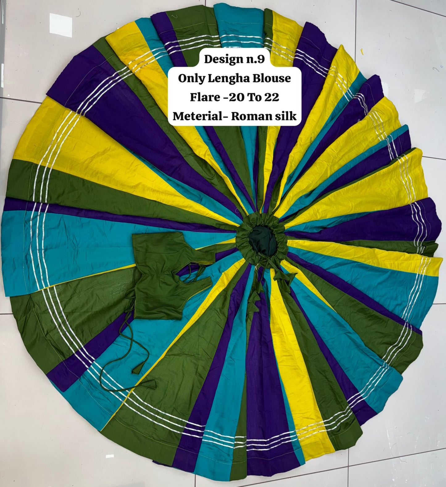 Navratri Special Roman Silk Chaniya Choli