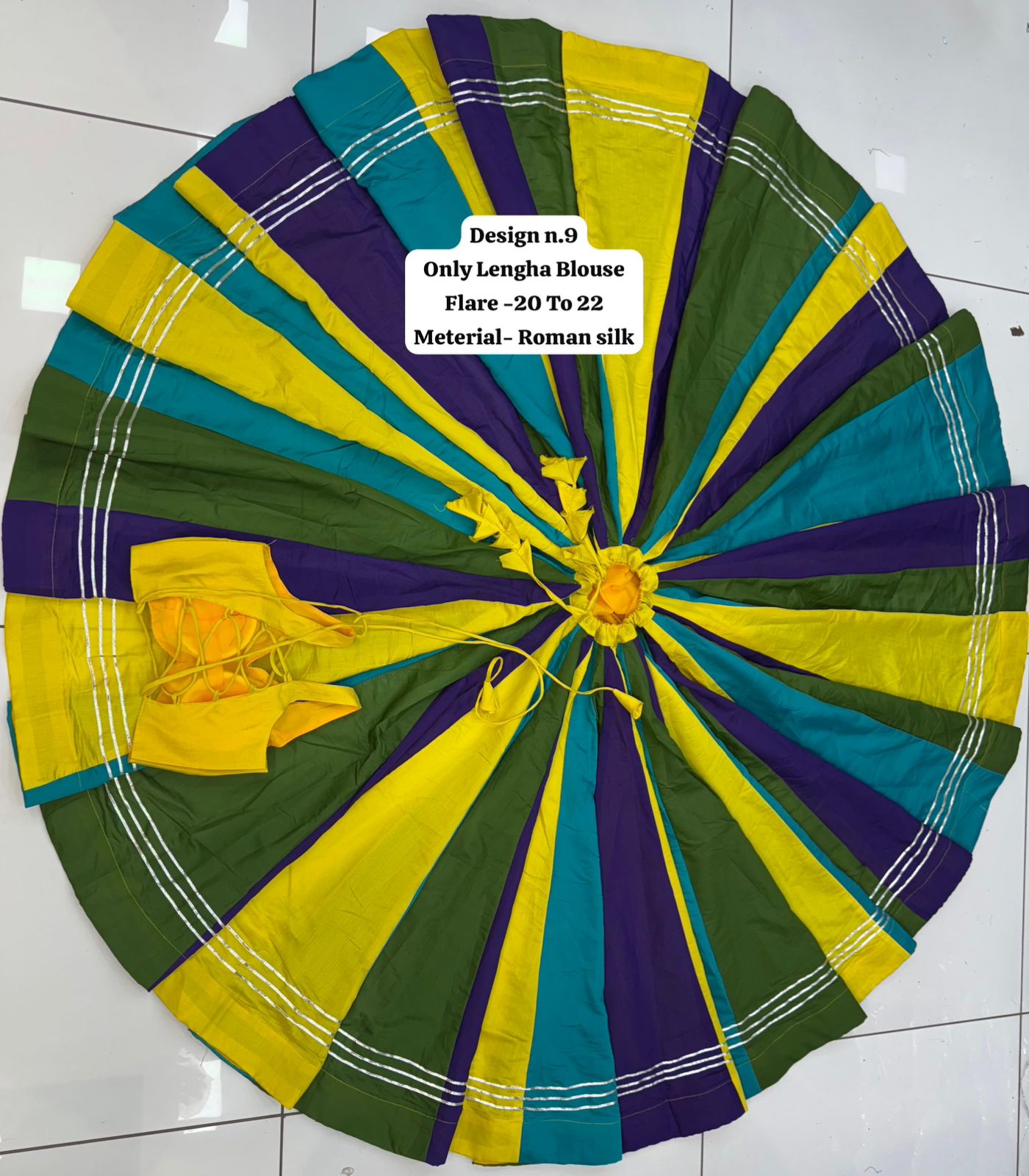 Navratri Special Roman Silk Chaniya Choli