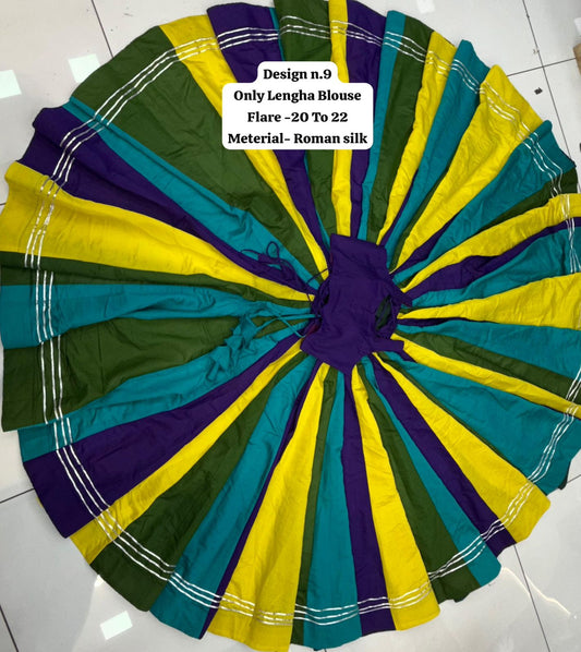 Navratri Special Roman Silk Chaniya Choli