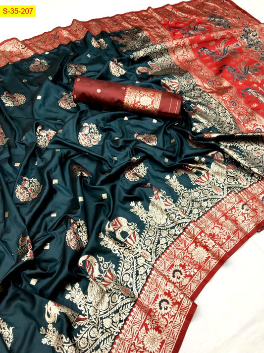 Pure Paithani Banarasi Silk Saree