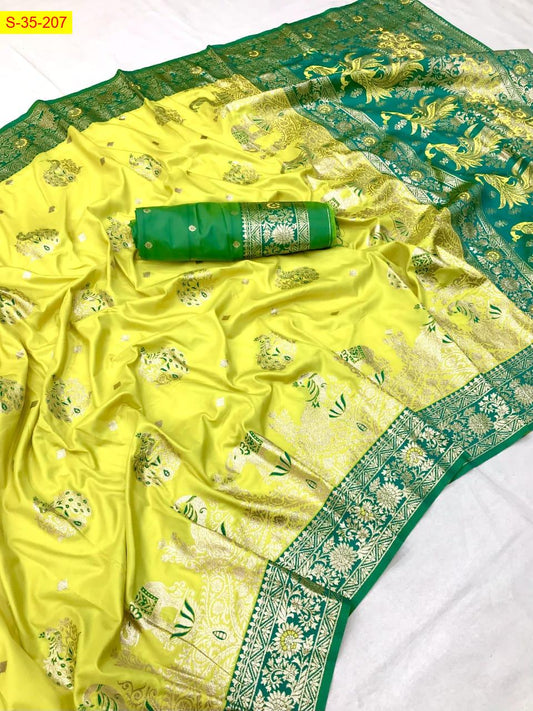 Pure Paithani Banarasi Silk Saree