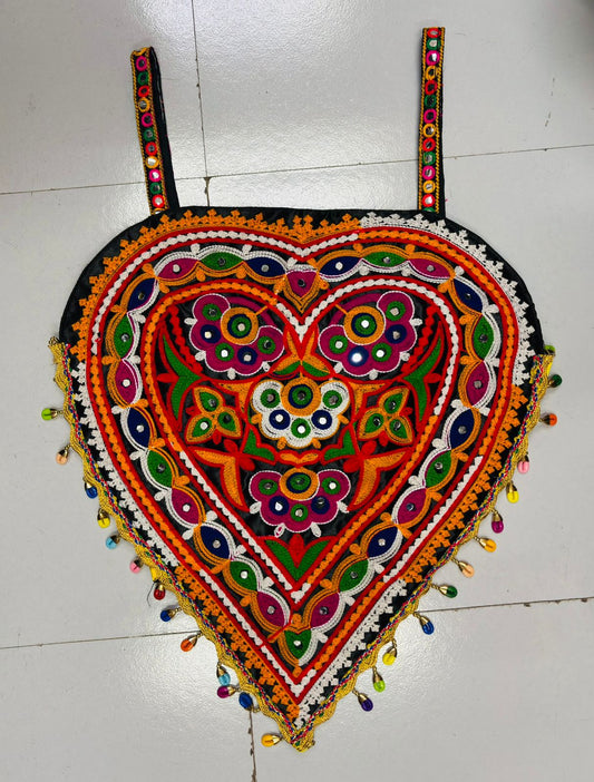 Ethnic Blouse with Backless Pattern
