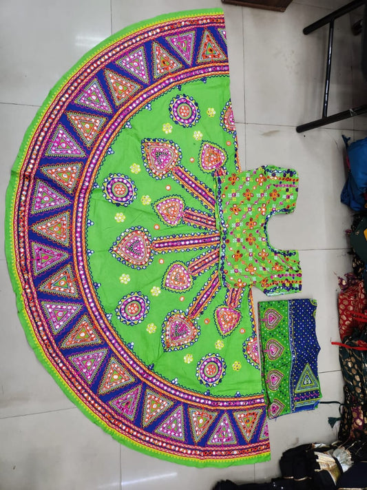 Navratri Special Multi Color Lehenga Choli Dupatta