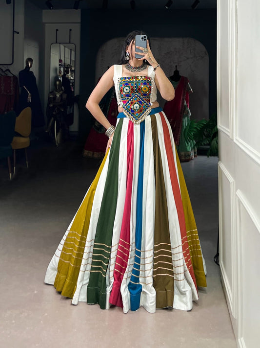 Pure Rayon Gota Patti Lehenga