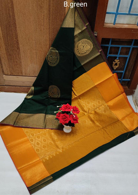 Chanderi Kuppadam Rich Silk Cotton Sarees