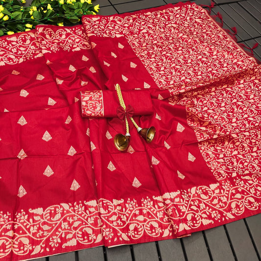 Banglori Handloom Raw Silk Saree
