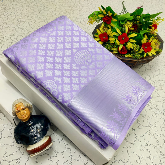 Brocade Saree Kanchipuram Pattern Rich Zari Pallu