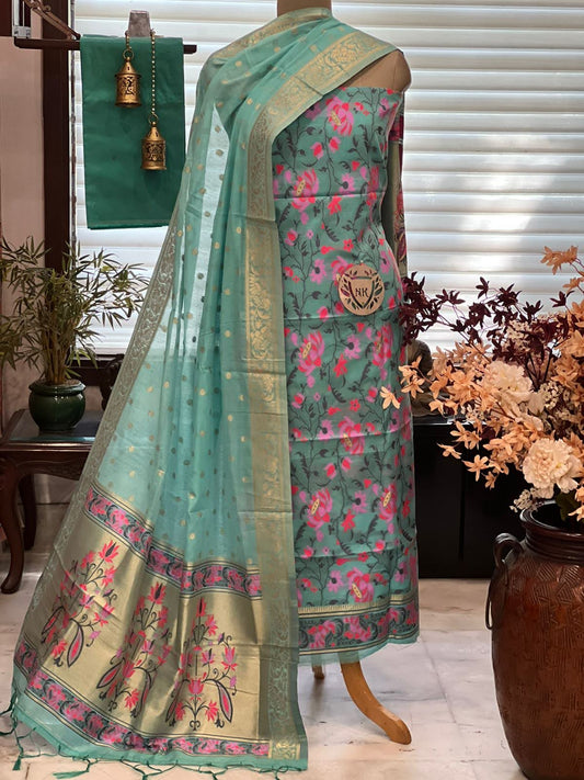 Unstitched Cotton Suit Fabric