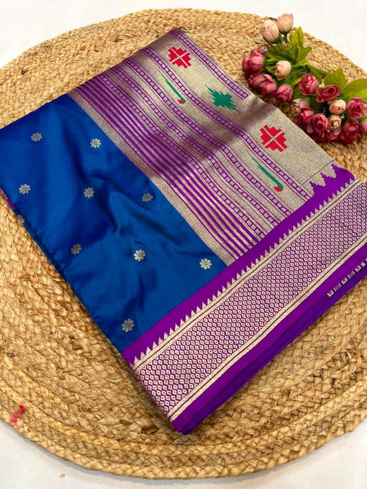 Premium Paithani Soft Silk Saree