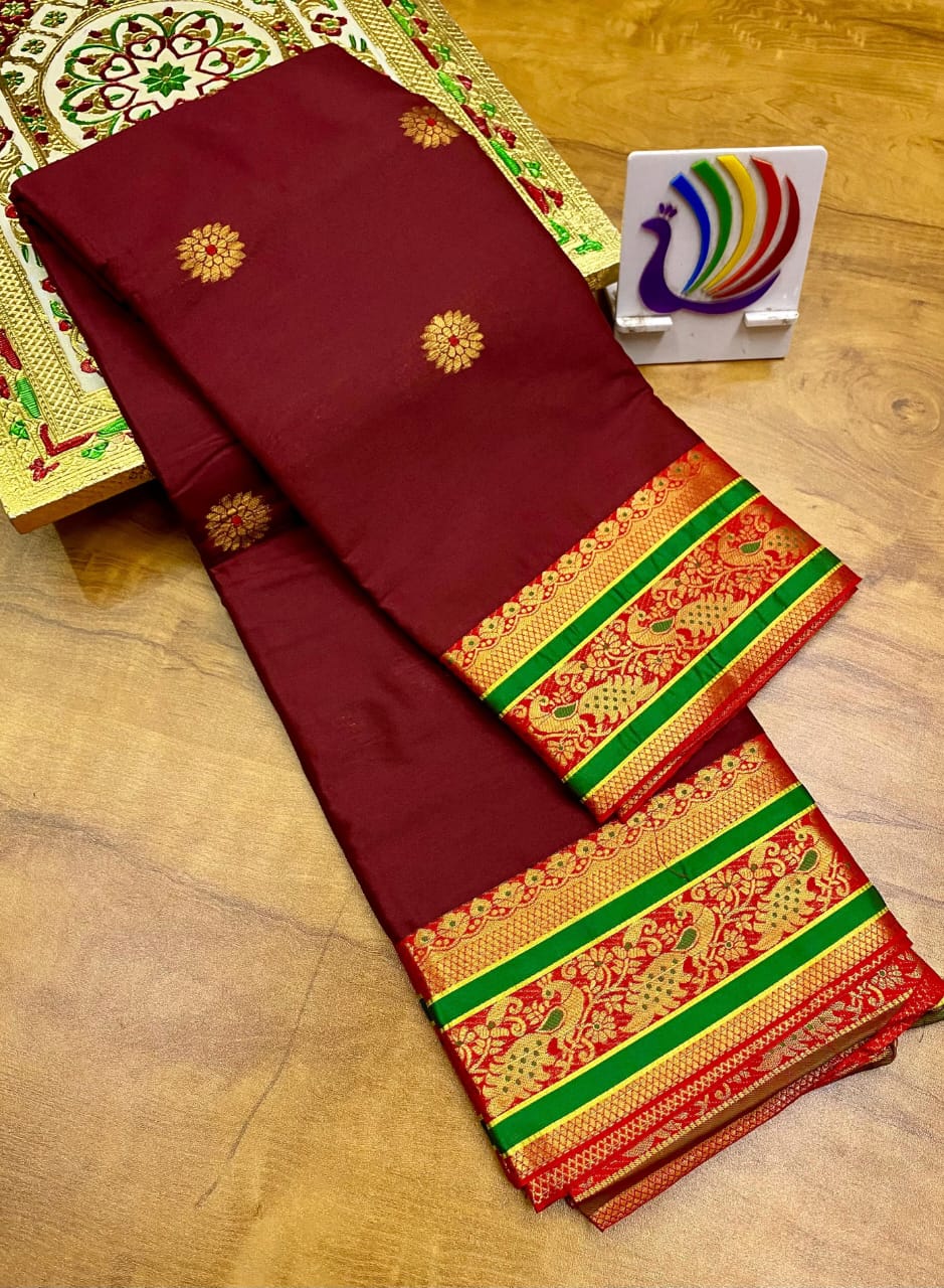 Soft Silk Maharani Paithani Saree