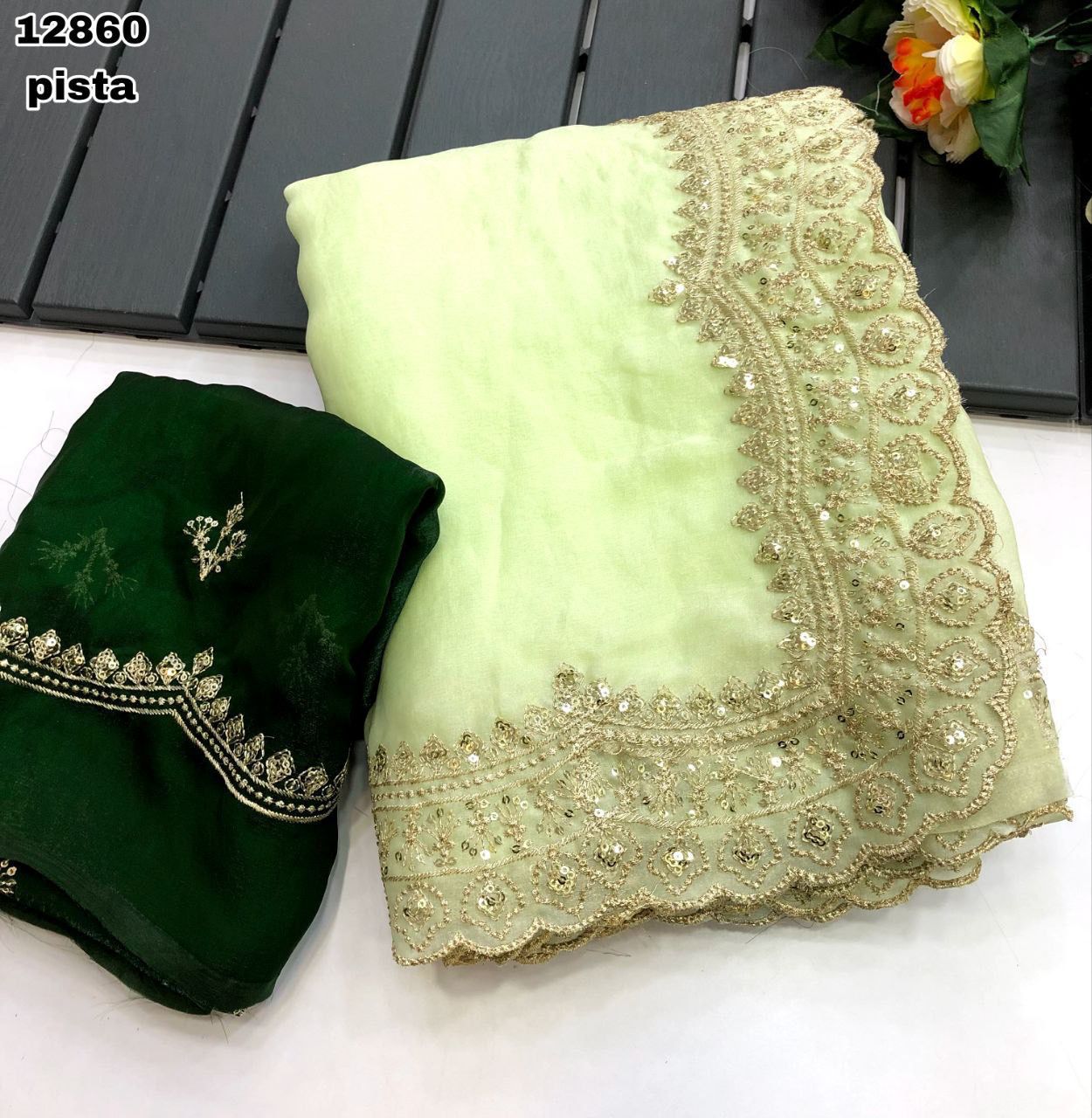 Soft & Smooth Space Silk Fendy Satin Saree