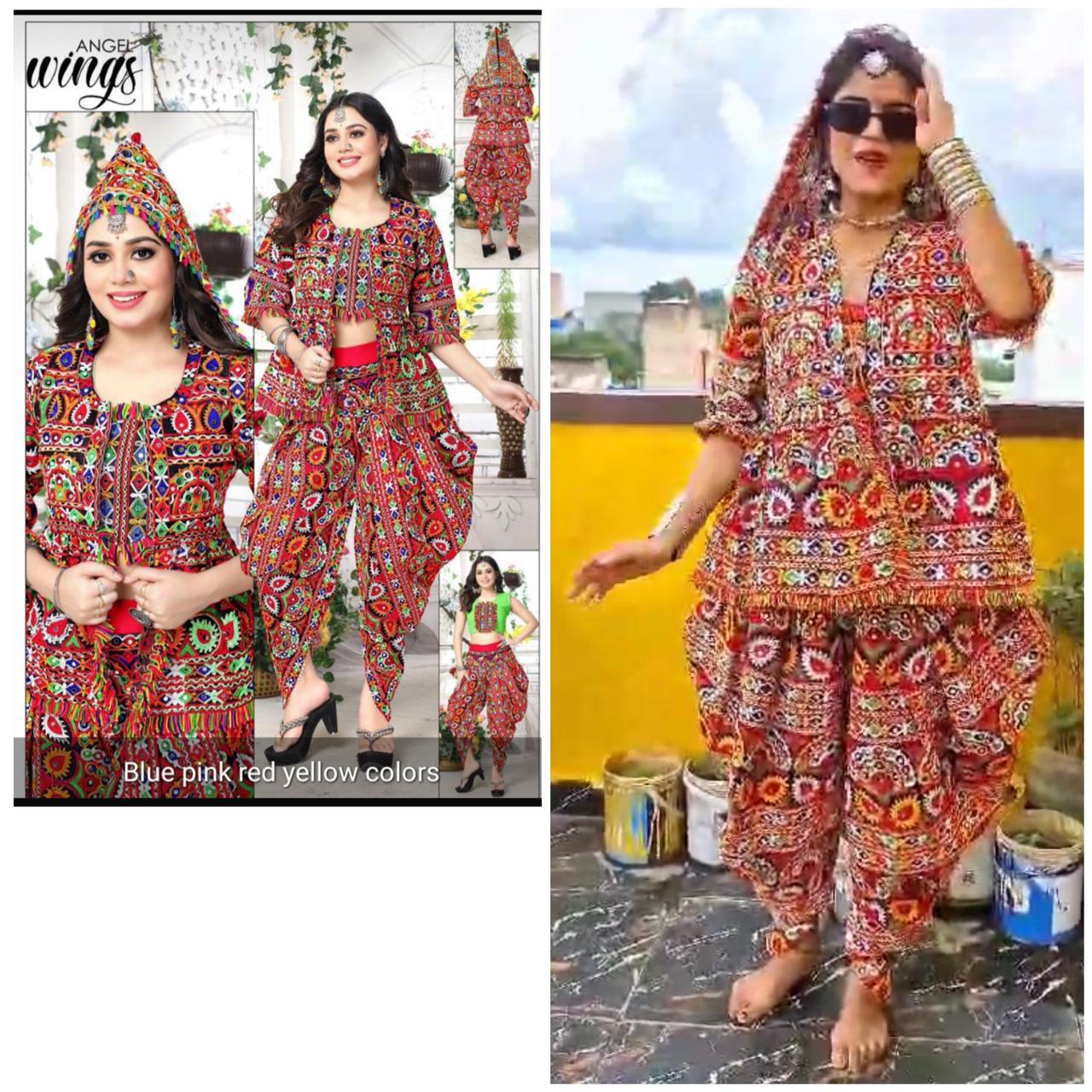 Traditional And Festive 4-Piece Set For Girls