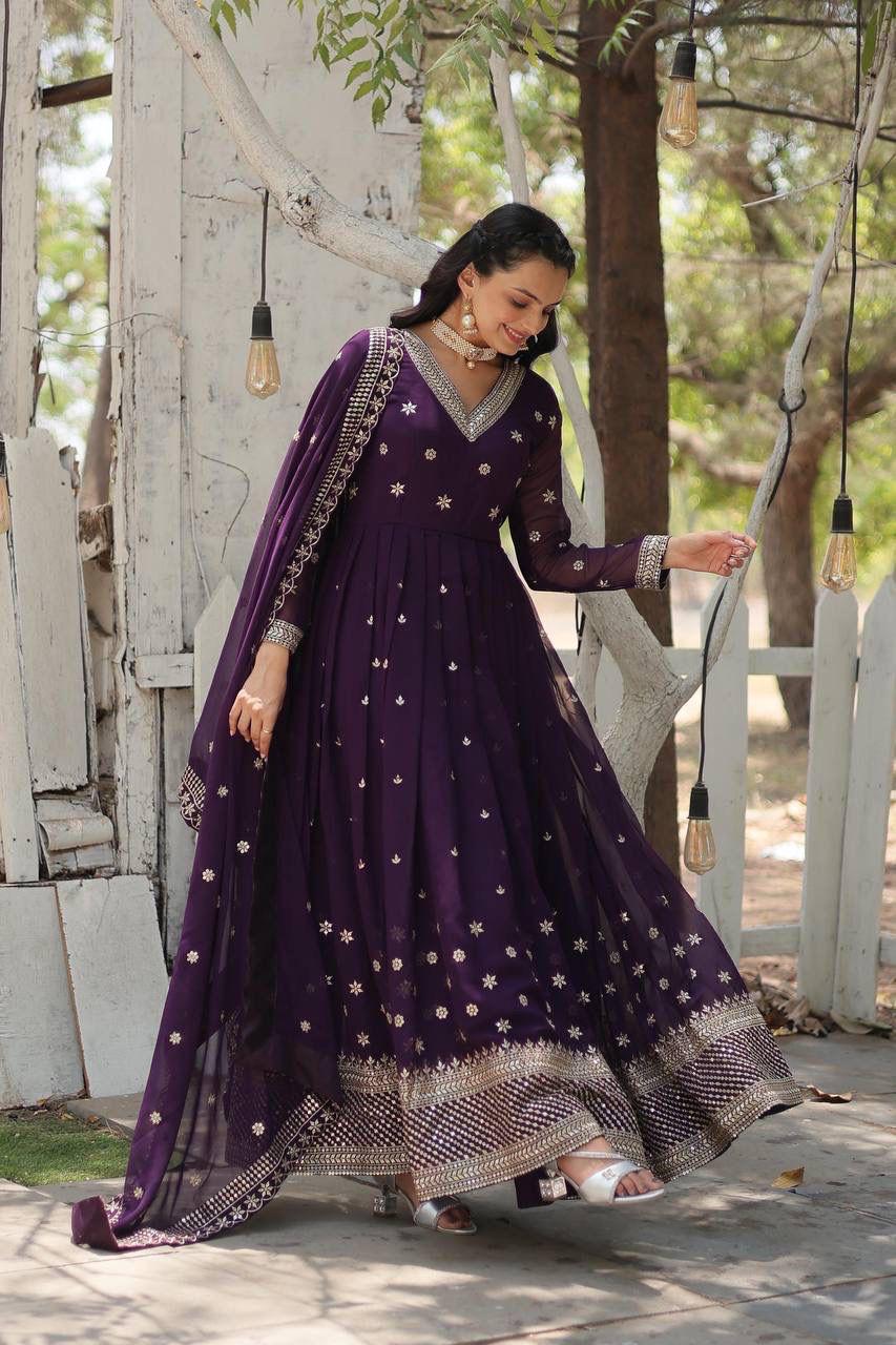 Step into Elegance with Our Anarkali Gown