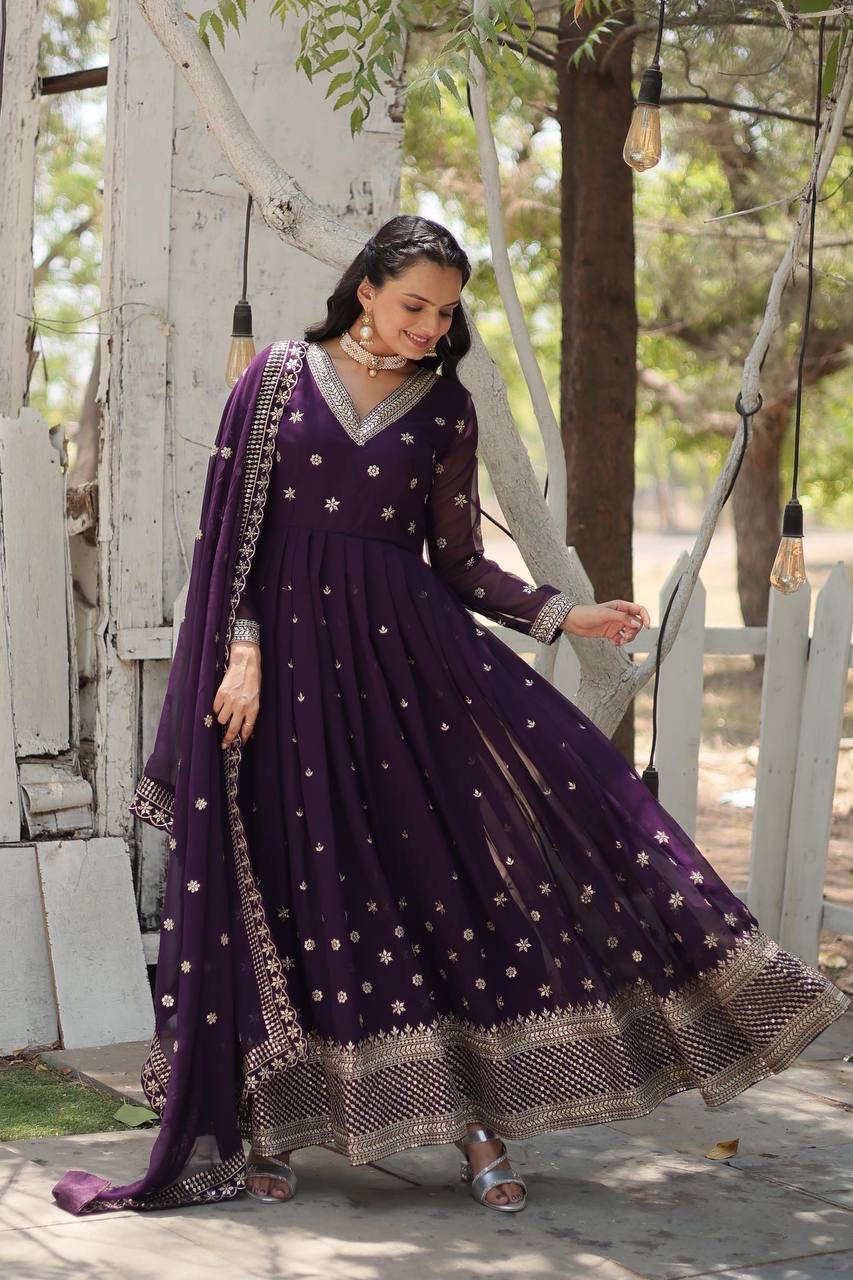 Step into Elegance with Our Anarkali Gown