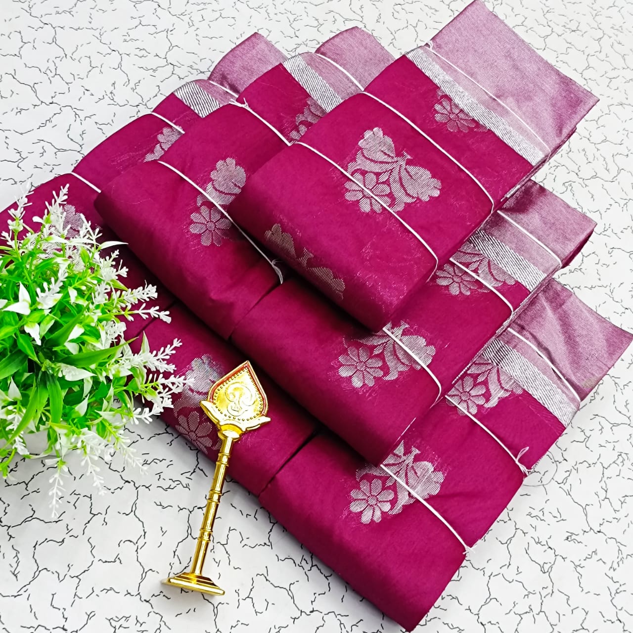 Fancy Monica Silk Cotton Sarees