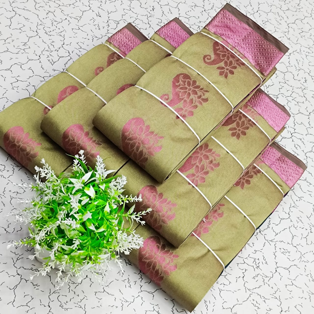 Fancy Monica Silk Cotton Sarees