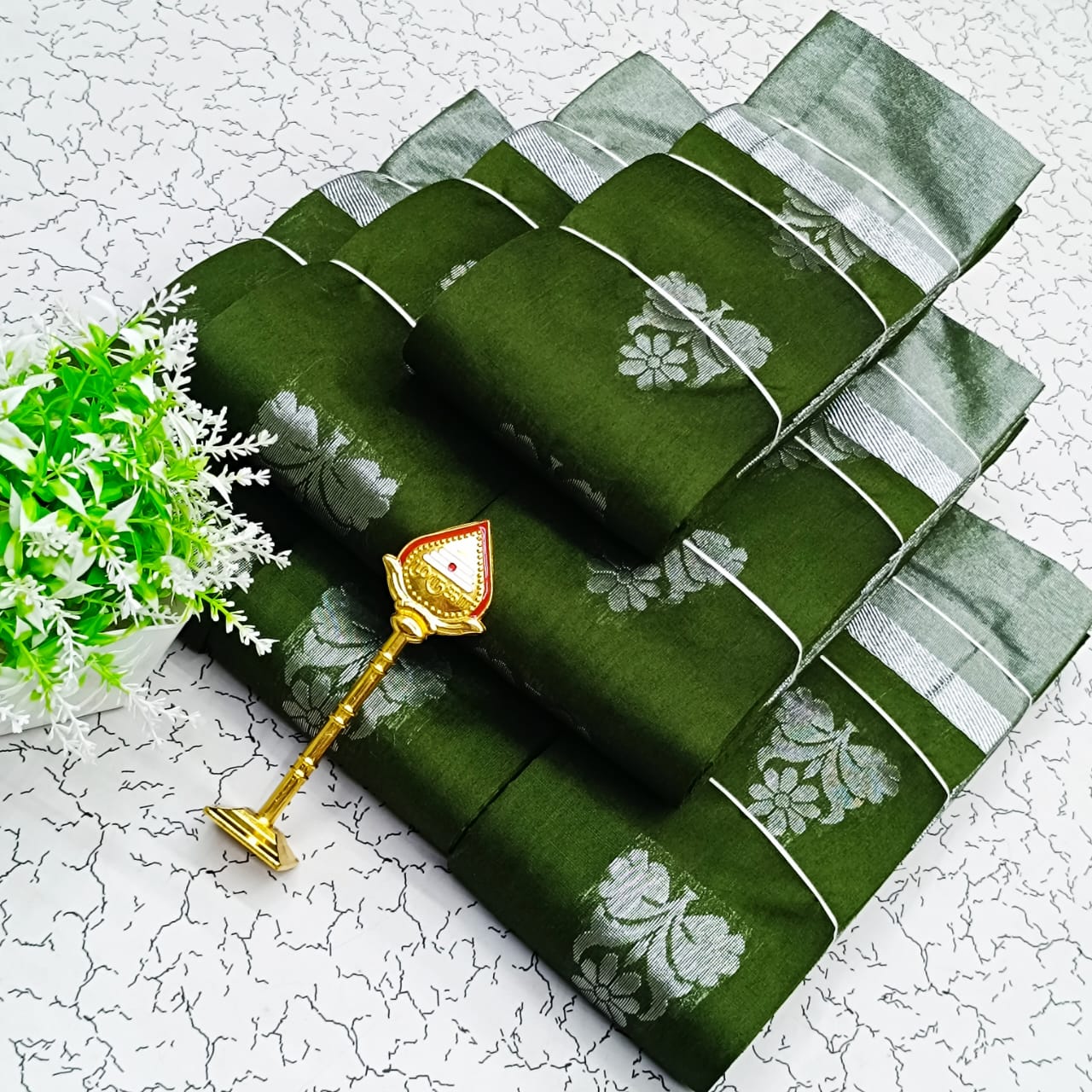Fancy Monica Silk Cotton Sarees