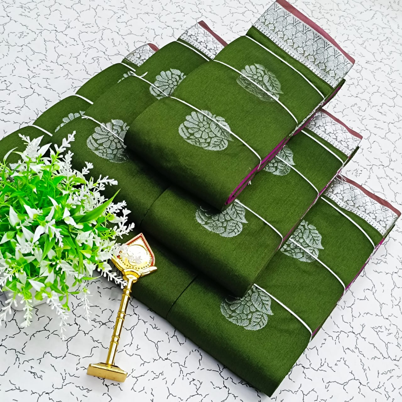 Fancy Monica Silk Cotton Sarees