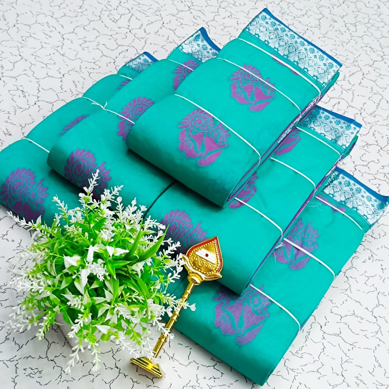 Fancy Monica Silk Cotton Sarees