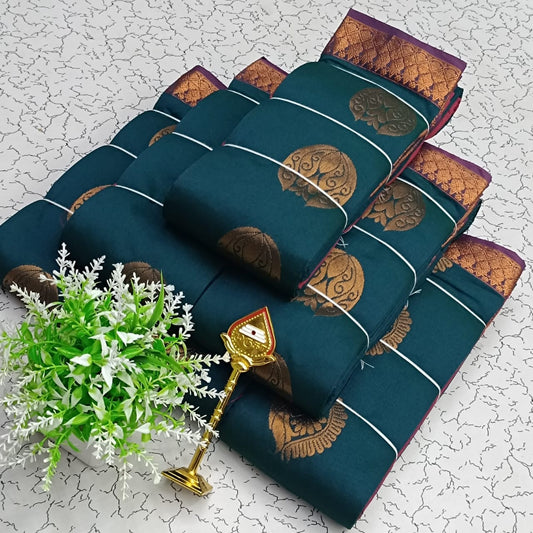 Fancy Monica Silk Cotton Sarees