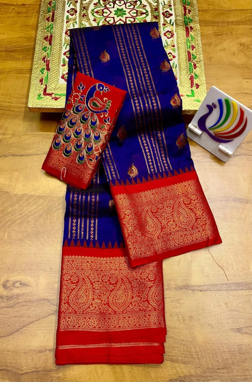 New Launching – Lining Kadiyal Paithani Saree