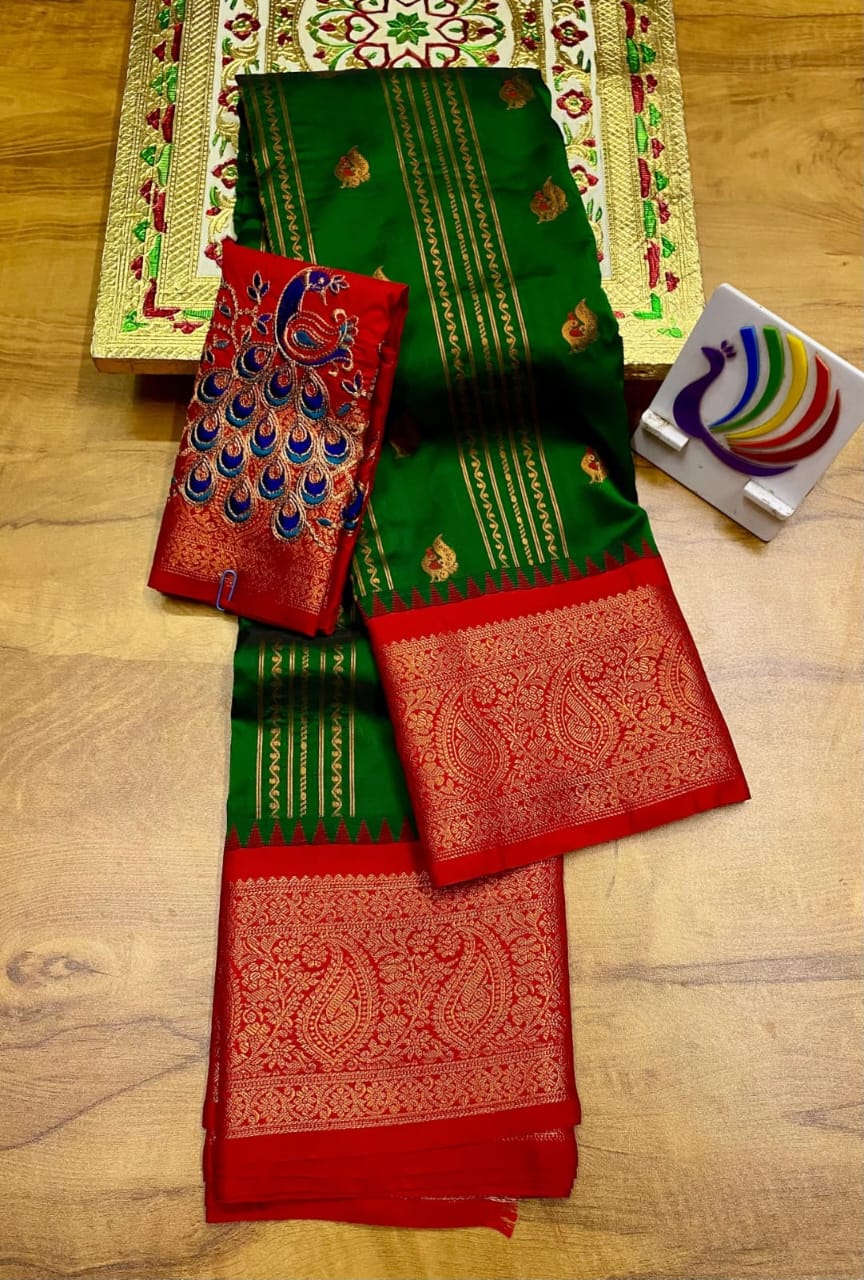 New Launching – Lining Kadiyal Paithani Saree