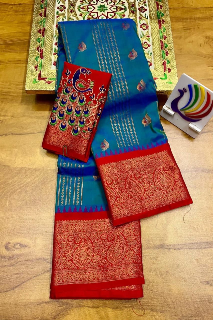 New Launching – Lining Kadiyal Paithani Saree
