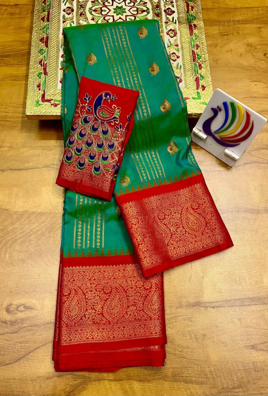 New Launching – Lining Kadiyal Paithani Saree
