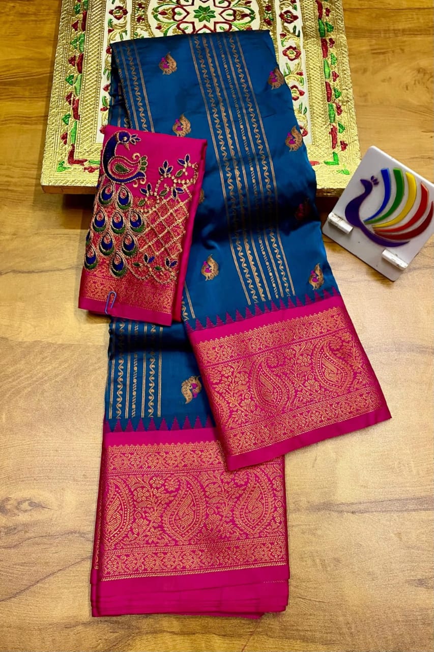 New Launching – Lining Kadiyal Paithani Saree