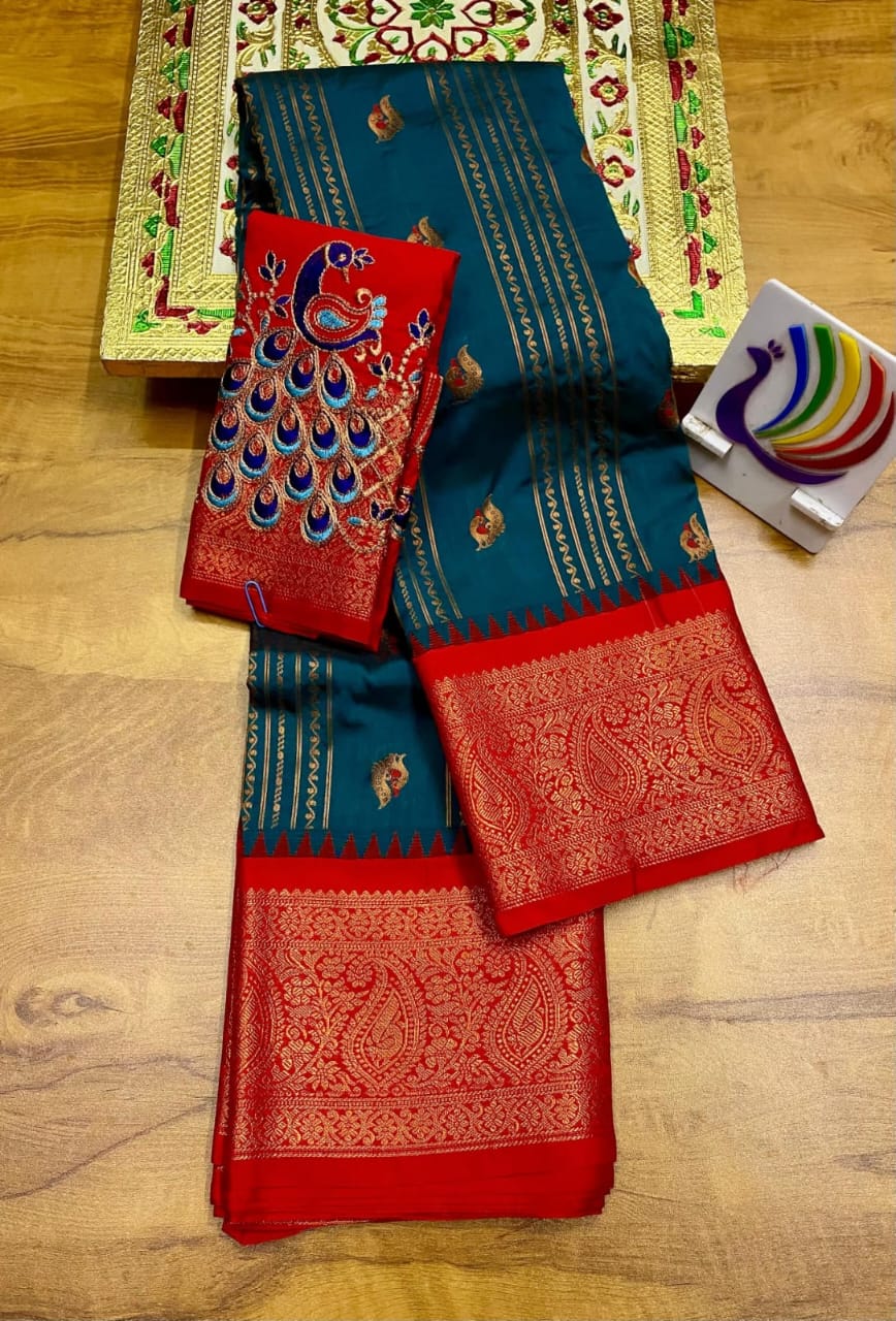 New Launching – Lining Kadiyal Paithani Saree