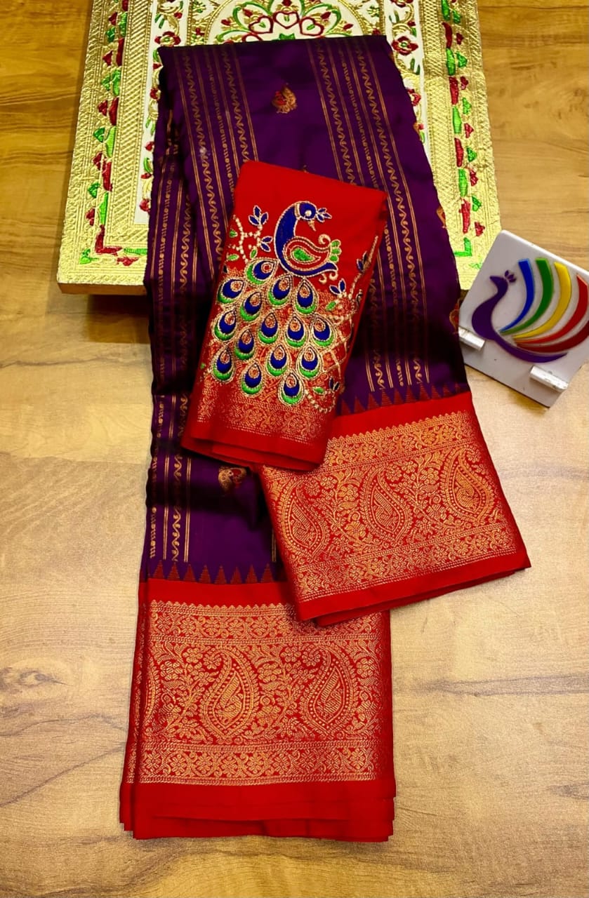 New Launching – Lining Kadiyal Paithani Saree