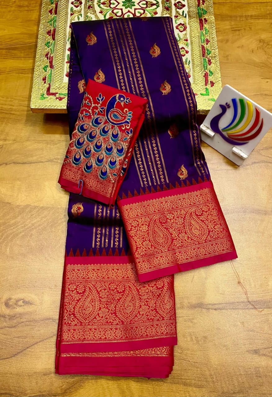 New Launching – Lining Kadiyal Paithani Saree