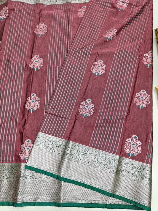 Karishma Soft Silk Zari Saree – Where Grace Meets Grandeur