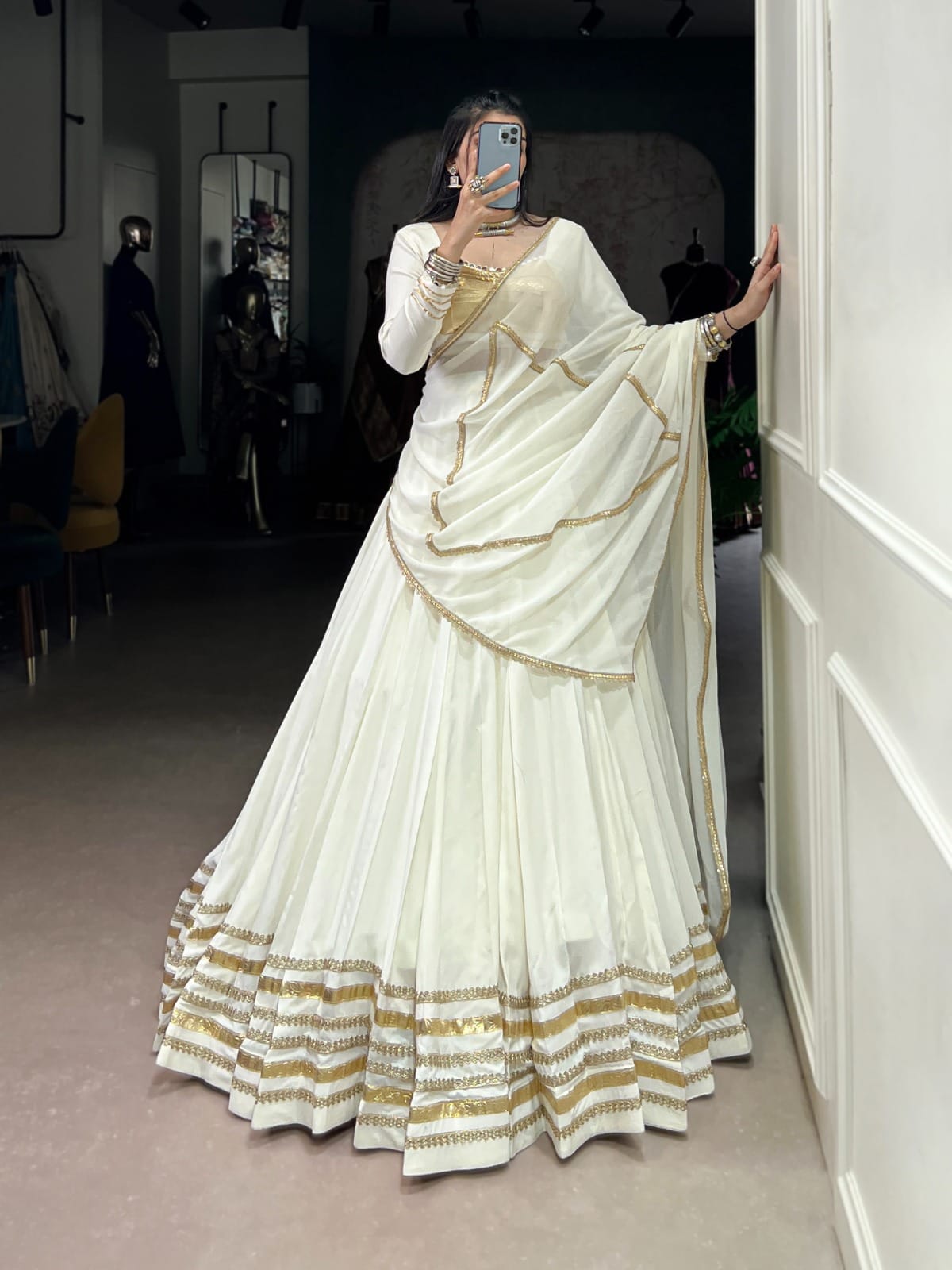 Designer Pure Rayon Lehenga Set