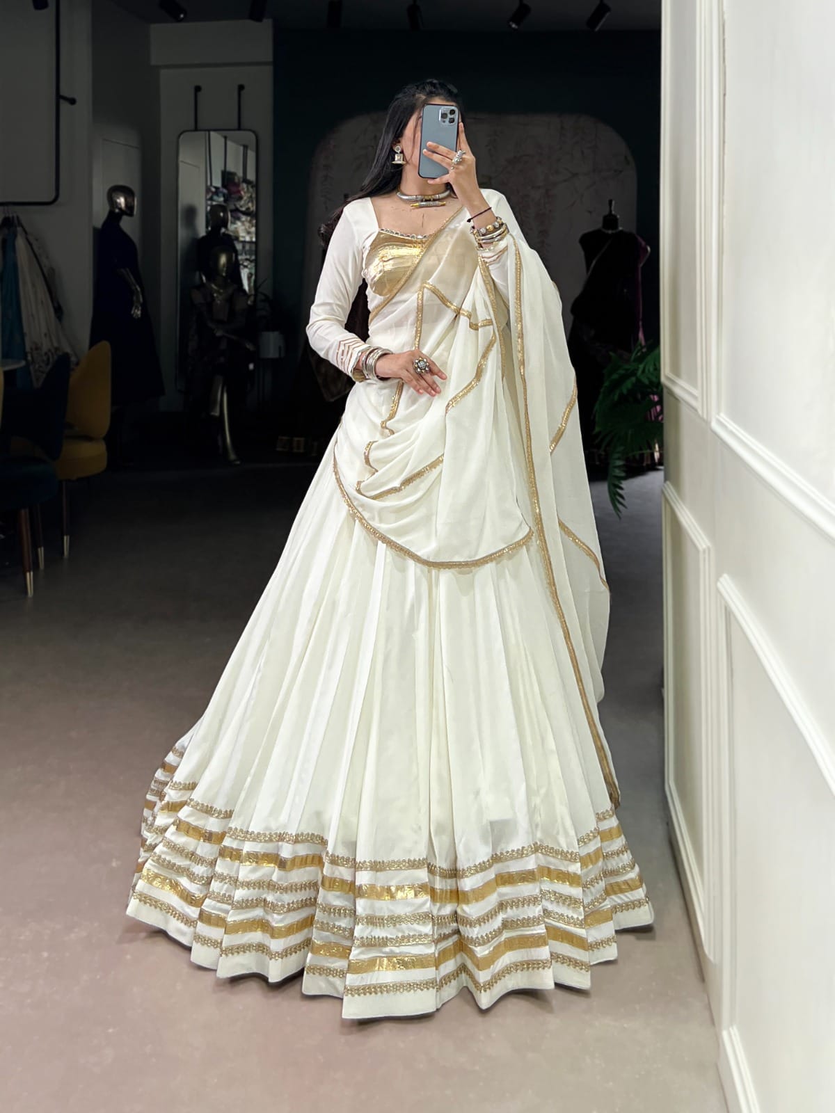 Designer Pure Rayon Lehenga Set