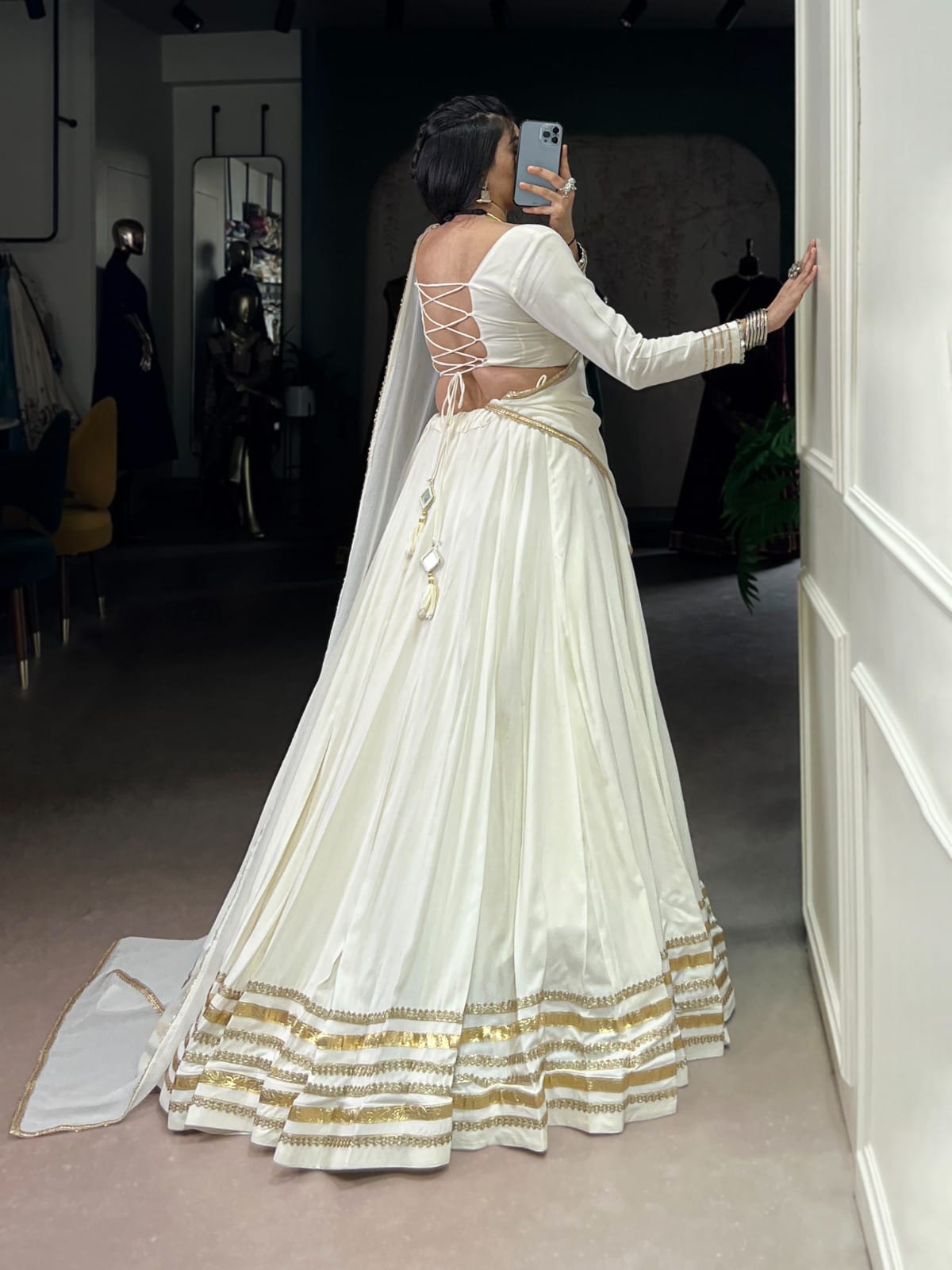 Designer Pure Rayon Lehenga Set