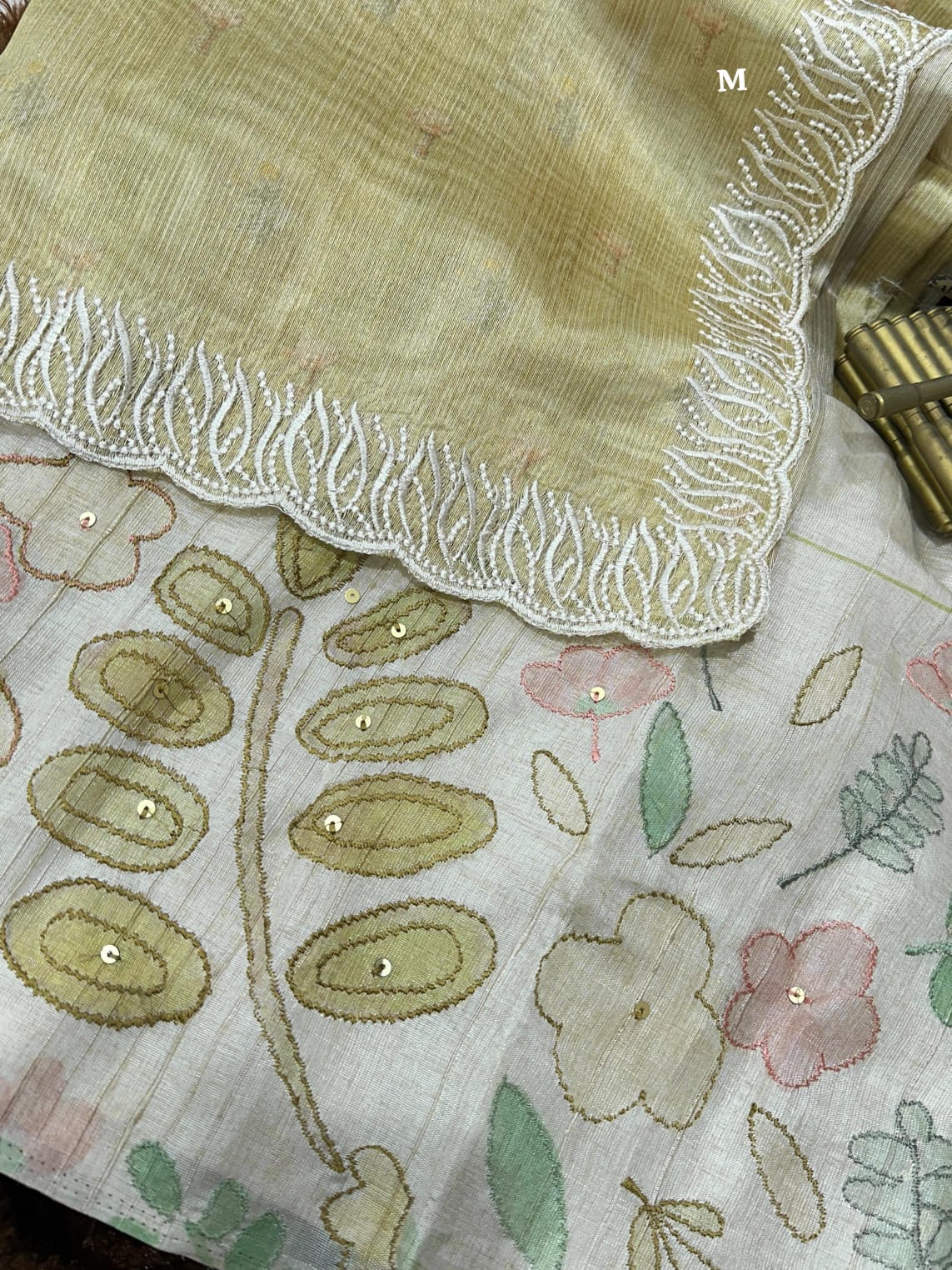 Designer Silk Saree with Embroidered Blouse
