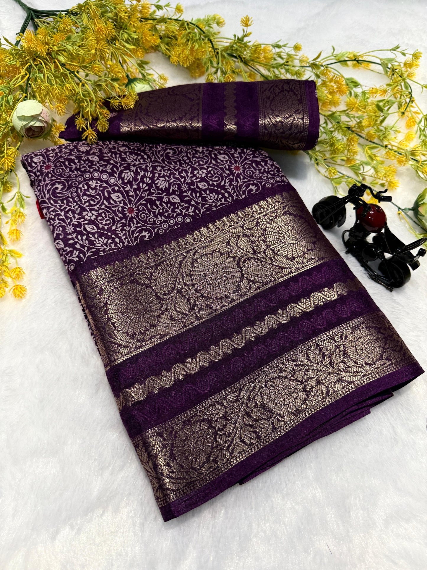 Premium Dola Silk Saree – Original Look, Unmatched Elegance