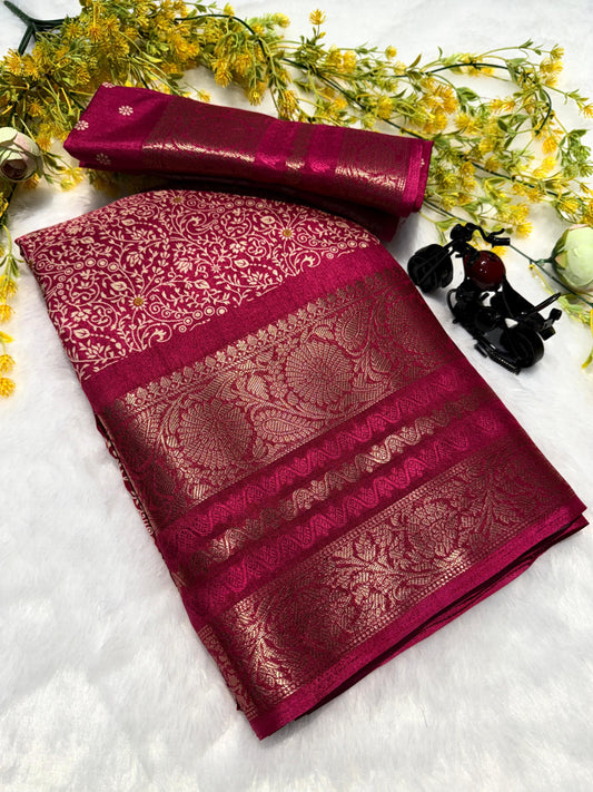 Premium Dola Silk Saree – Original Look, Unmatched Elegance