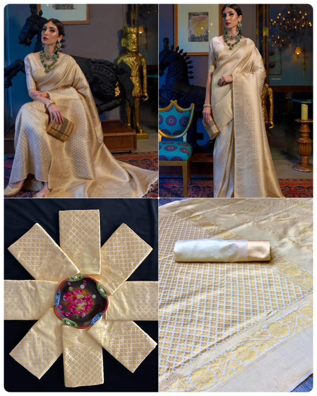 Experience Timeless Elegance with Our Soft Lichi Silk Saree Collection