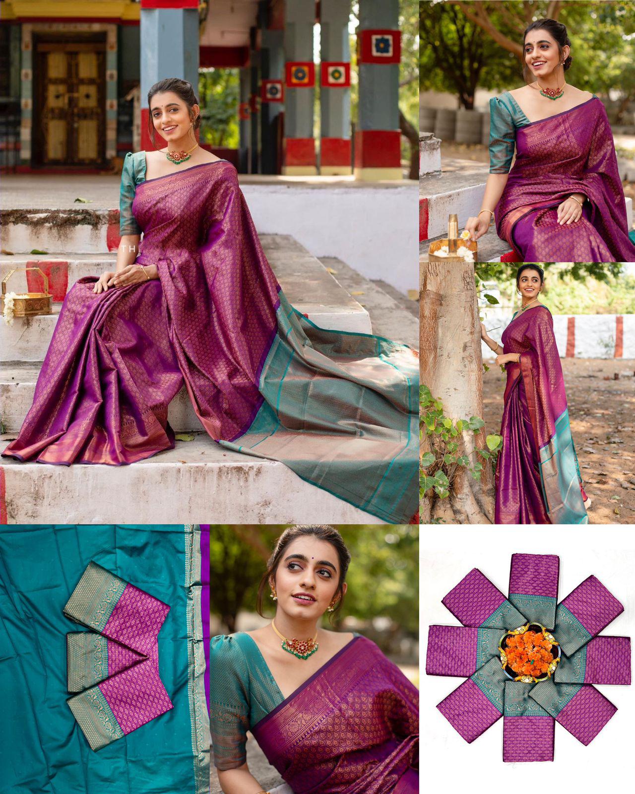 Experience Timeless Elegance with Our Soft Lichi Silk Saree Collection