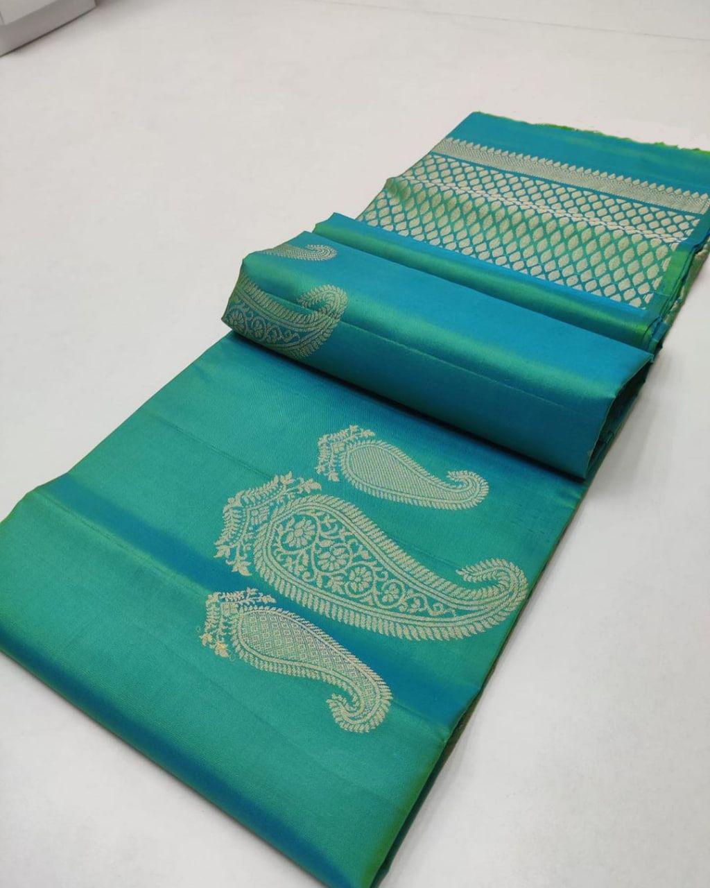 Timeless Elegance in Every Weave – Soft Lichi Silk Jacquard Saree